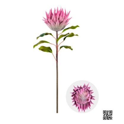 HASTE PROTEA P.U. TOQUE REAL (2 CORES) - ALT 65 CM (CF025)