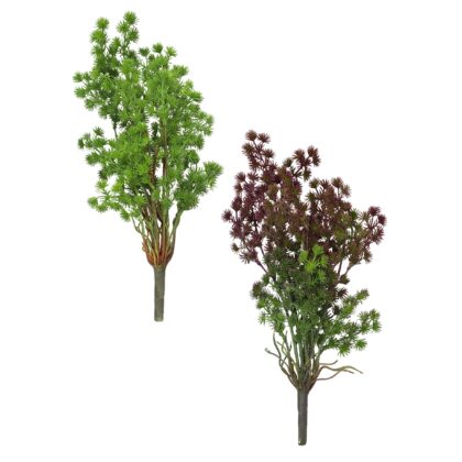 HASTE FOLHAGEM DE SILICONE (2 CORES) - ALT 45 CM (GJ046)