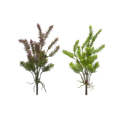 HASTE FOLHAGEM DE SILICONE (2 CORES) - ALT 48 CM (GJ048)