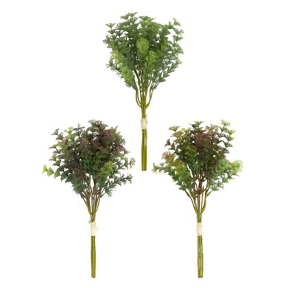 RAMALHETE FOLHAGEM (3 CORES) - ALT 37 CM (GS027)