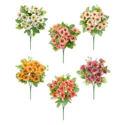 BUQUE MARGARIDA (6 CORES) - ALT 30 CM (HS201)