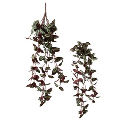 PENDENTE FOLHAGEM LAMBARI ROXO - ALT 80 CM (JY065)