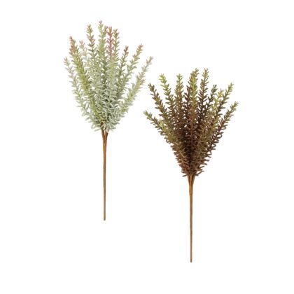 BUQUE ALECRIM SILICONE (2 CORES) - ALT 37 CM (LY227)