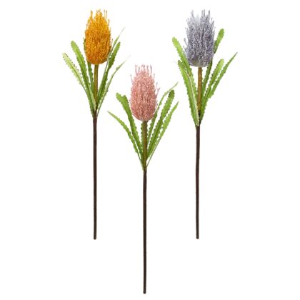 HASTE PROTEA (3 CORES) - ALT 69 CM (MS017)