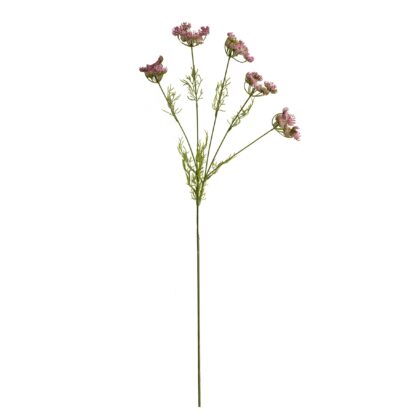 HASTE FLOR MIMOSA ROSA - ALT 82 CM (MX302-RS)