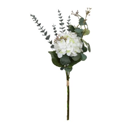 RAMALHETE HORTENSIA BRANCA - ALT 60 CM (MX822-1)
