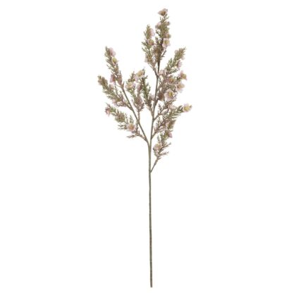 HASTE FLOR DE CERA ROSA - ALT 55 CM (MX823-2)