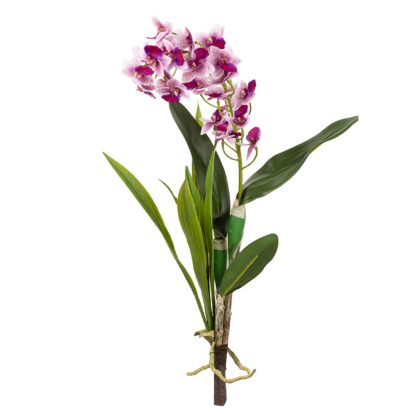 HASTE ORQUIDEA 3D ROSE - ALT 66 CM (SF344-2)