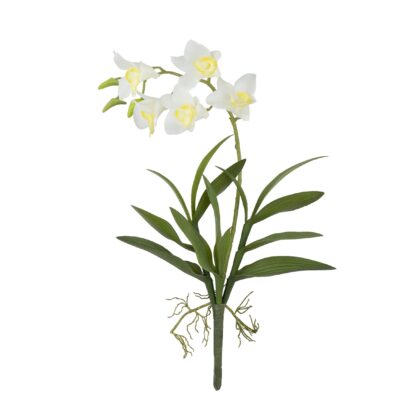 H. ORQUIDEA DENPHAL TOQUE REAL BRANCO - ALT 48 CM (SF346-2)