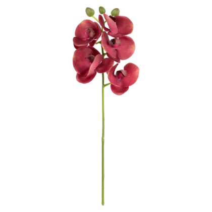 HASTE MINI PHALAENOPSIS SILICONE VERMELHO - ALT 38 CM (SF401-4)