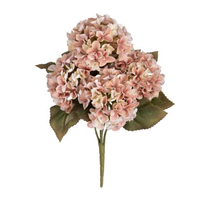 BUQUE HORTENSIA 3D ROSA PROTECAO UV - ALT 42 CM (SH550-5)