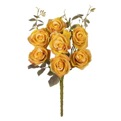 BUQUE ROSA DIANA AMARELO PROTECAO UV - ALT 50 CM (SH561-AM)