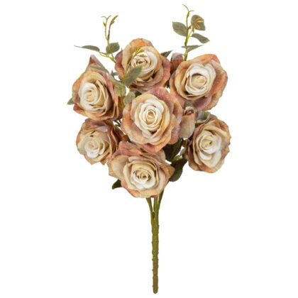 BUQUE ROSA DIANA MARROM PROTECAO UV - ALT 50 CM (SH561-MR)