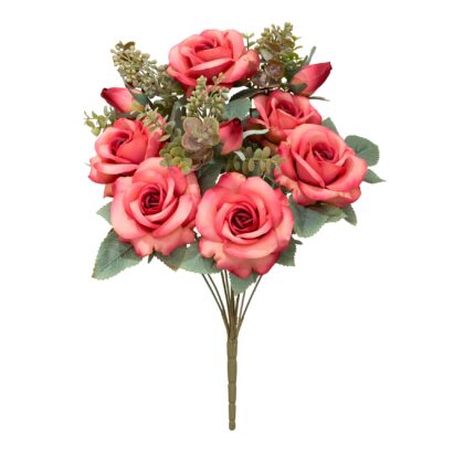 BUQUE ROSA X9 - ALT 45 CM (SH757-4)