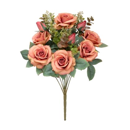 BUQUE ROSA X9 - ALT 45 CM (SH757-6)