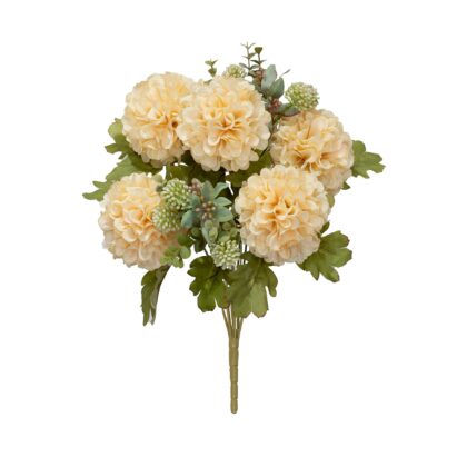 BUQUE DALIA X5 COM BERRY - ALT 46 CM (SH780-1)