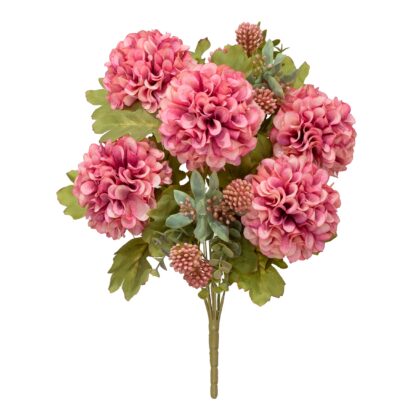 BUQUE DALIA X5 COM BERRY - ALT 46 CM (SH780-2)