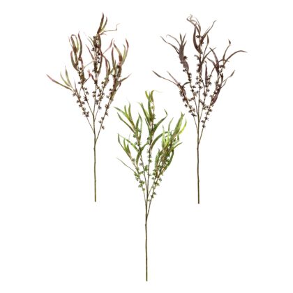 HASTE EUCALIPTO 3D COM SEMENTE (3 CORES) - ALT 1 M (SM457)