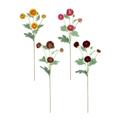 HASTE?CRISANTEMO X4 (4 CORES) - ALT 59 CM (SY025)