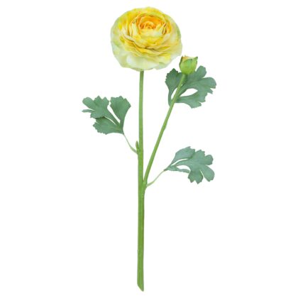HASTE?RANUNCULUS 3D AVELUDADO - ALT 47 CM (SY026-AM)