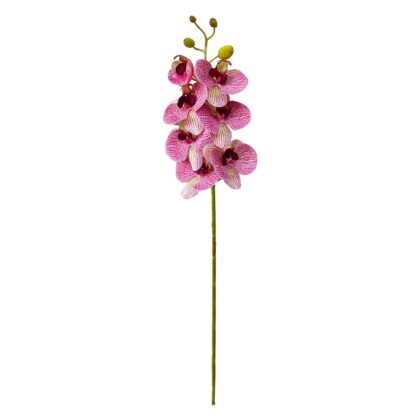 HASTE ORQUIDEA PHALAENOPSIS 3D X 7 TOQUE REAL - ALT 75 CM (XF001-7)