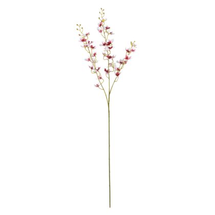 HASTE MINI ORQUIDEA BRANCO E PINK 3D - ALT 88 CM (XF007-5)