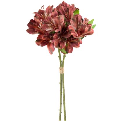 RAMALHETE ASTROMELIA VERMELHO - ALT 40 CM (XS055-VM)