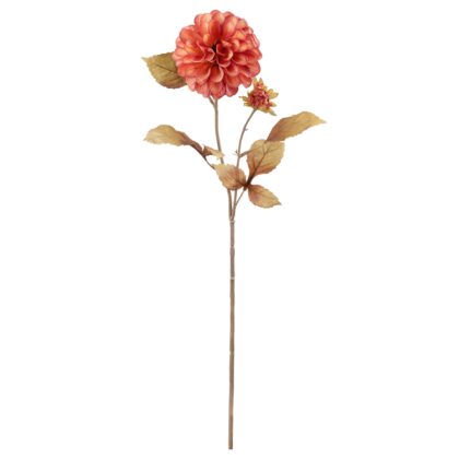 HASTE DALIA OUTONADO CORAL - ALT 74 CM (XS061-4)