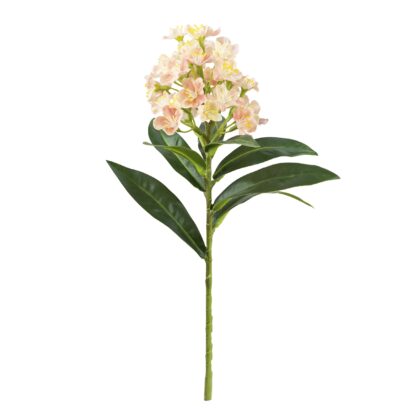 HASTE FLORES COM FOLHAGEM UV ROSA - ALT 33 CM (SH567-RS)