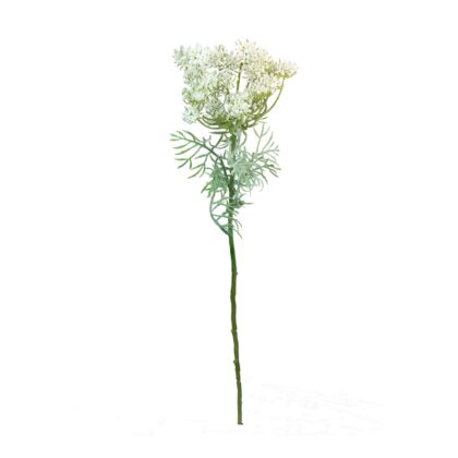 FLOR DE CENOURA BRANCO - ALT 65 CM (MX316-BR)