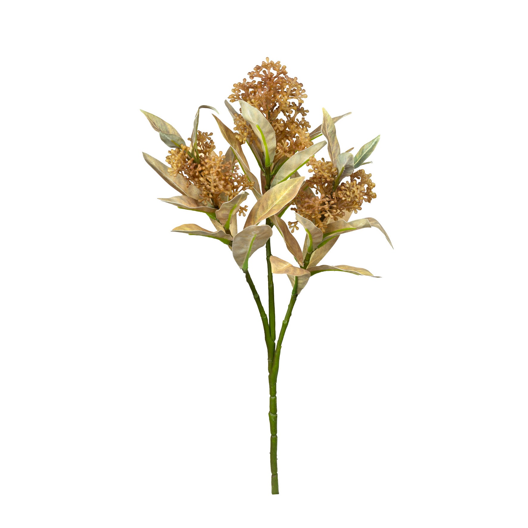 HASTE SKIMMIA OUTONADO AMARELO - ALT 45 CM ( SH570-AM )