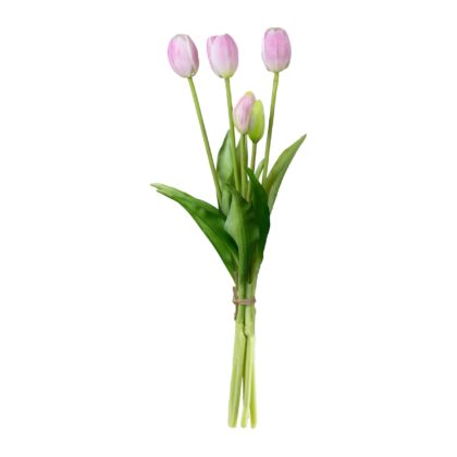 RAMALHETE TULIPA TOQUE REAL ROSA - ALT 40 CM ( SY033-RS )