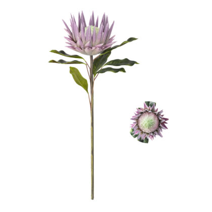HASTE PROTEA P.U. TOQUE REAL LAVANDA - ALT 65 CM (CF025-RS)