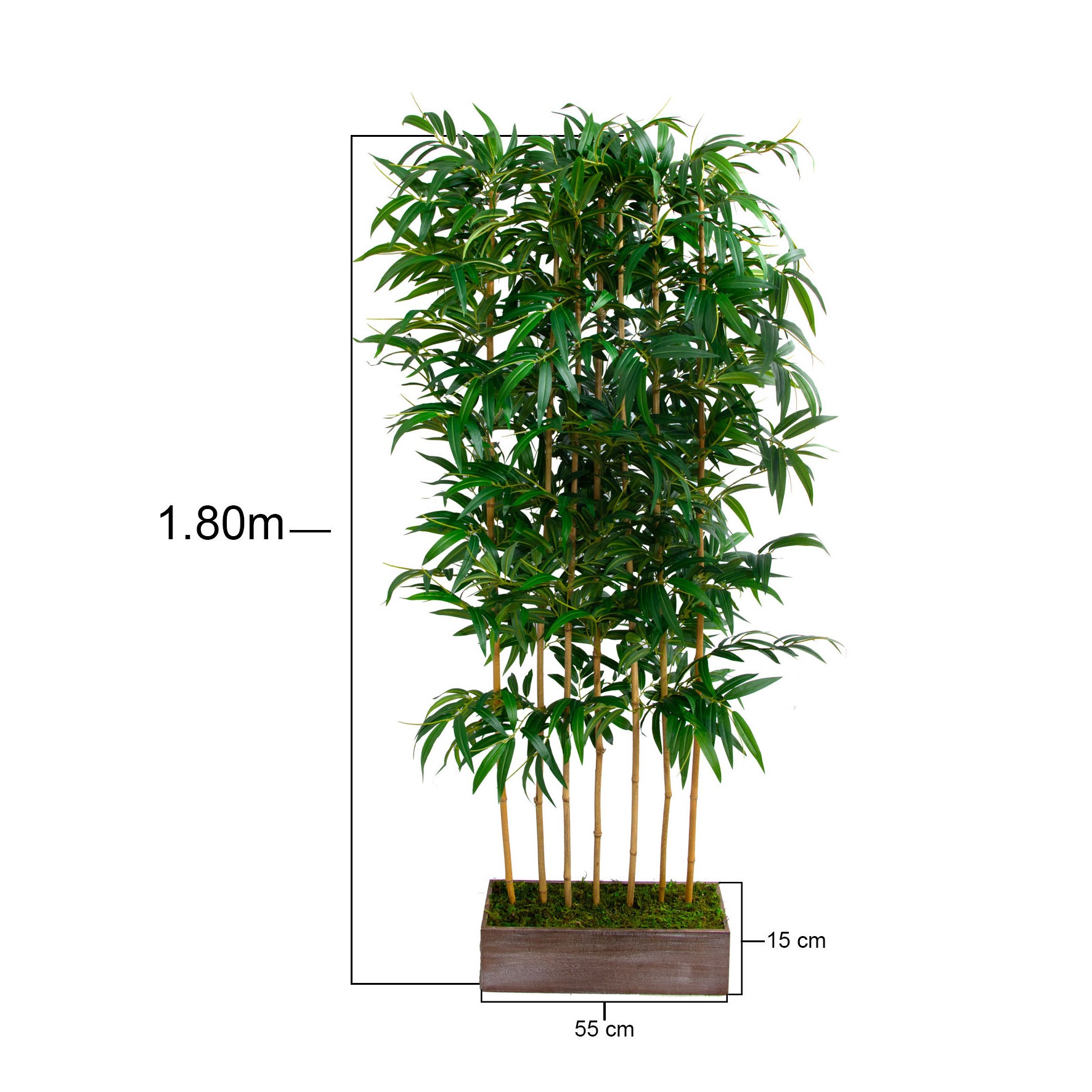 ARVORE BAMBU X 7 - ALT 1.80 M (BA660)