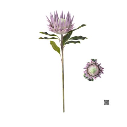 HASTE PROTEA P.U. TOQUE REAL LAVANDA - ALT 65 CM (CF025-RS)