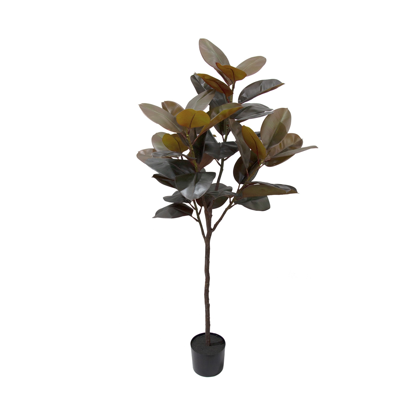 ARVORE FICUS ELASTICA SILICONE - ALT 1,60 M (BA404)