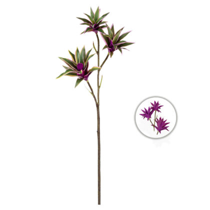 HASTE DRACENA X 3 TOQUE REAL- ALT 83 CM (MX907)