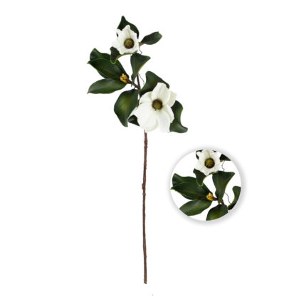 HASTE MAGNÓLIA BRANCO X2 - ALT 65 CM (MX936)