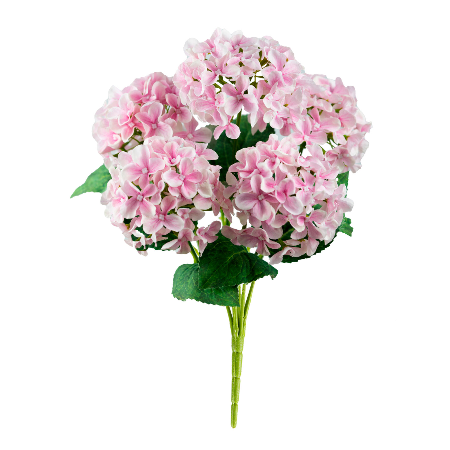 BUQUÊ HORTÊNSIA ROSA X 5 PROTEÇÃO UV - ALT 42 CM (SH569-RS)
