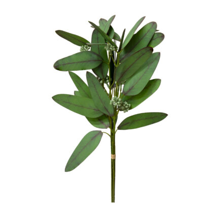 RAMALHETE EUCALIPTO VERDE TOQUE REAL - ALT 35 CM (SH571-VD)