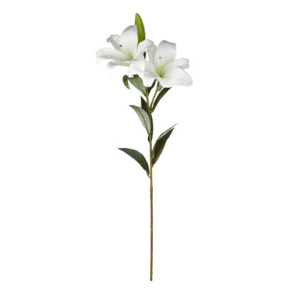 HASTE LÍRIO BRANCO - ALT 80 CM  (SM468-BR)