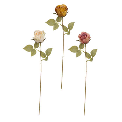 HASTE ROSA VINTAGE (3 CORES) - ALT 45 CM (BC031)