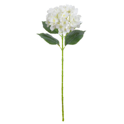HASTE HORTENSIA SILICONE BRANCO - ALT 65 CM (LC006-1)