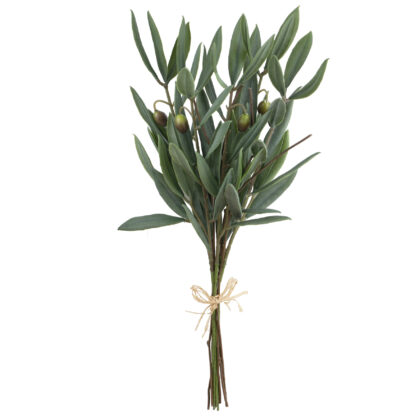 RAMALHETE OLIVEIRA SILICONE - ALT 40 CM (MX095)